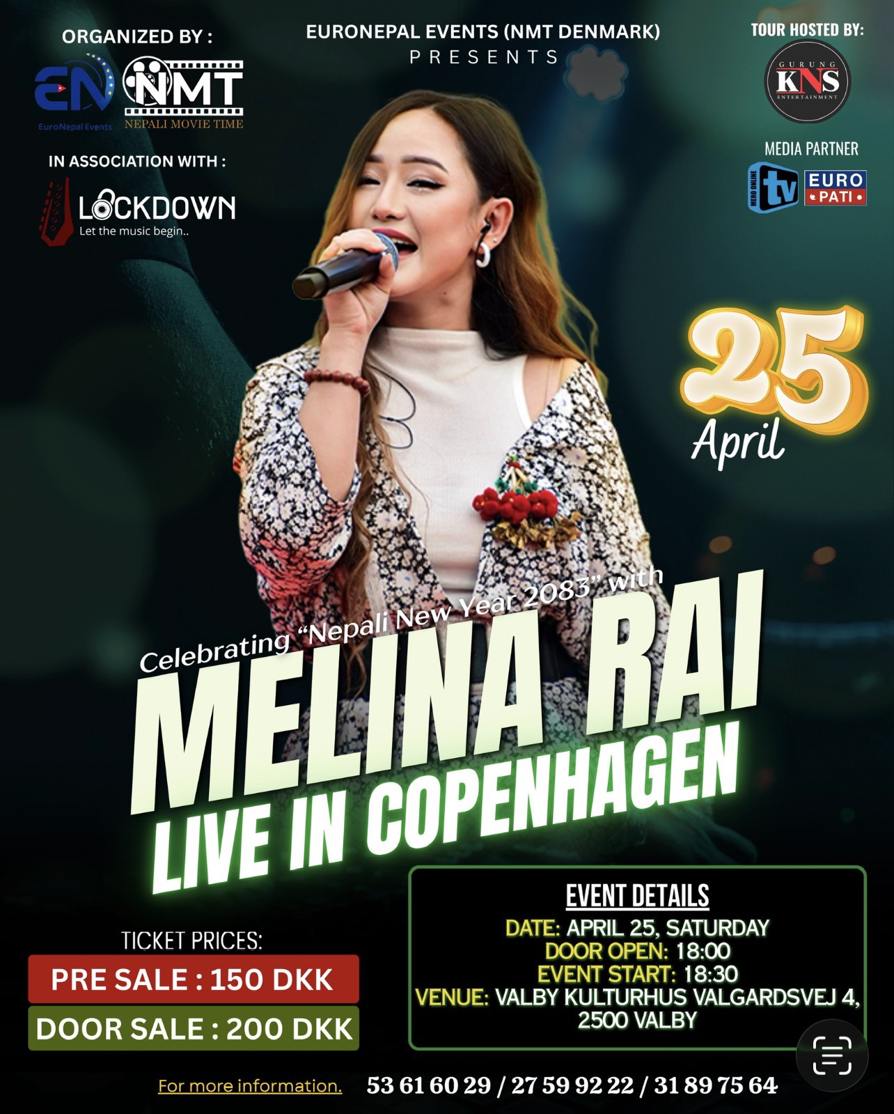 EURONEPAL EVENTS(NMT DENMARK) | NRNA Denmark melina rai programme